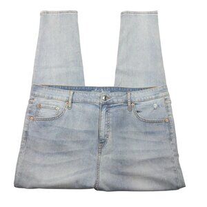 Wild Fable Women's High Rise Skinny Jeans Size 18 Distressed Light Wash Denim